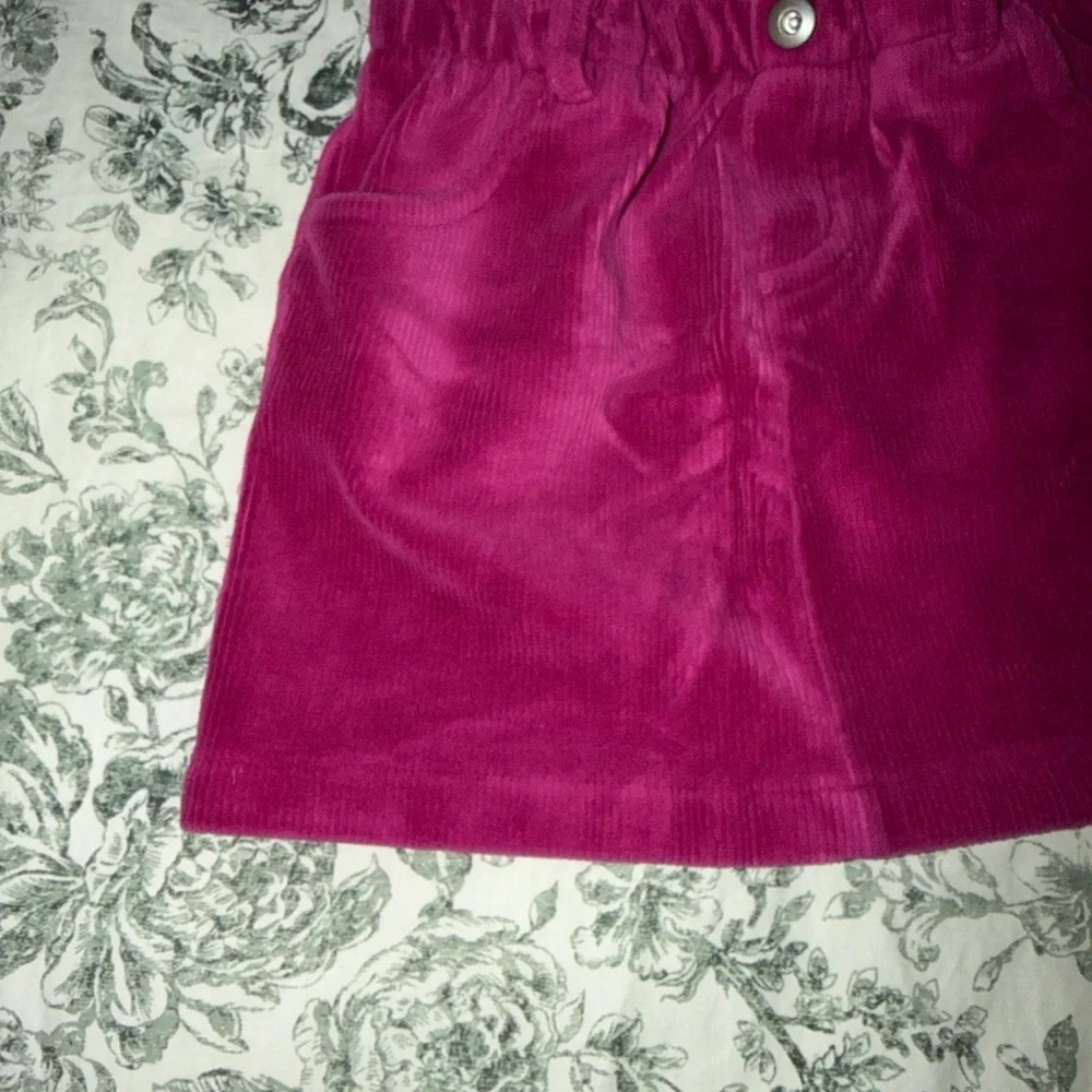 Isaac Mizrahi Fuchsia Corduroy Skirt